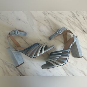 Chinese Laundry Sky Blue Strappy Heels size 7